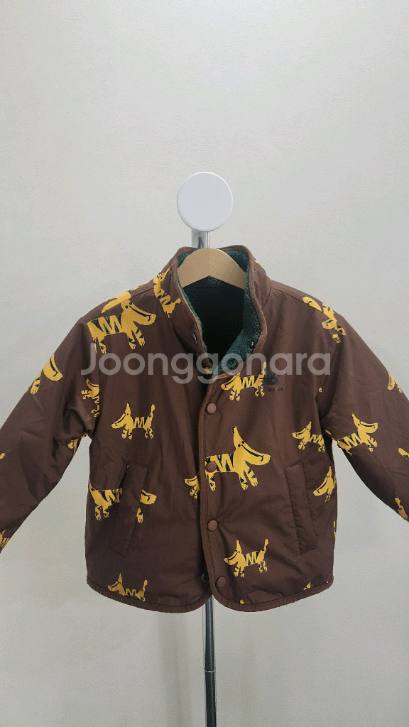 뉴발란스 키즈 리버시블(양면) 덤블 점퍼 110--6