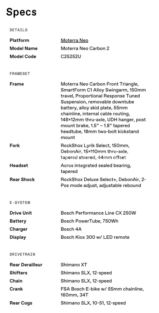 캐논데일 모테라 네오카본2 전기자전거M사이즈--6