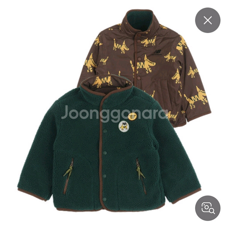 뉴발란스 키즈 리버시블(양면) 덤블 점퍼 110--9