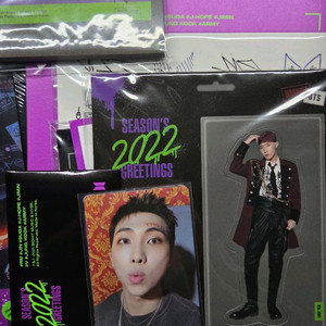 방탄소년단 2022 시그 디지털코드 포카 특전 포함