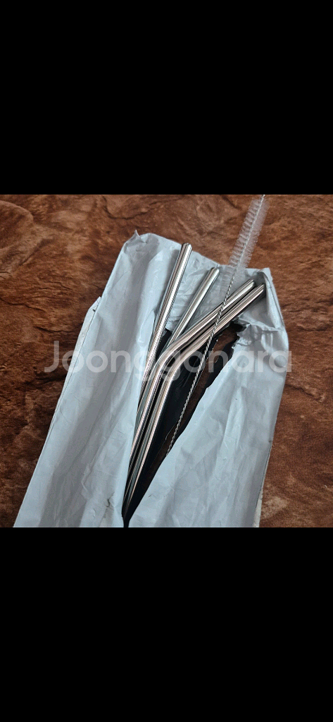 스테인리스 빨대 4종 4천원--1