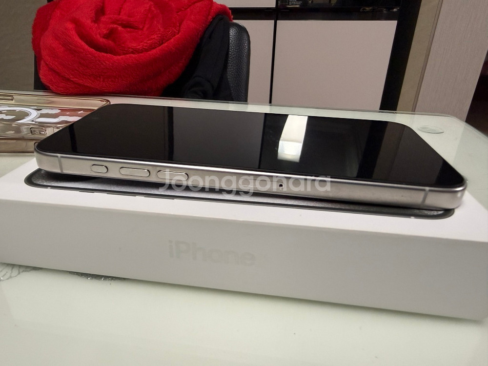 아이폰 15 Pro Max 512g 화이트 색상--3