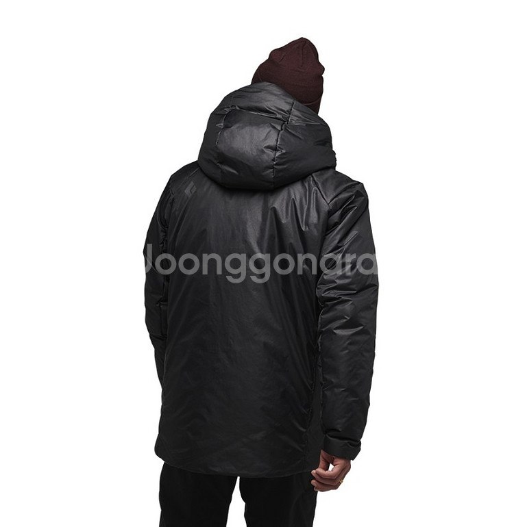 블랙다이아몬드 솔루션 4.0파카 블랙 M사이즈--2