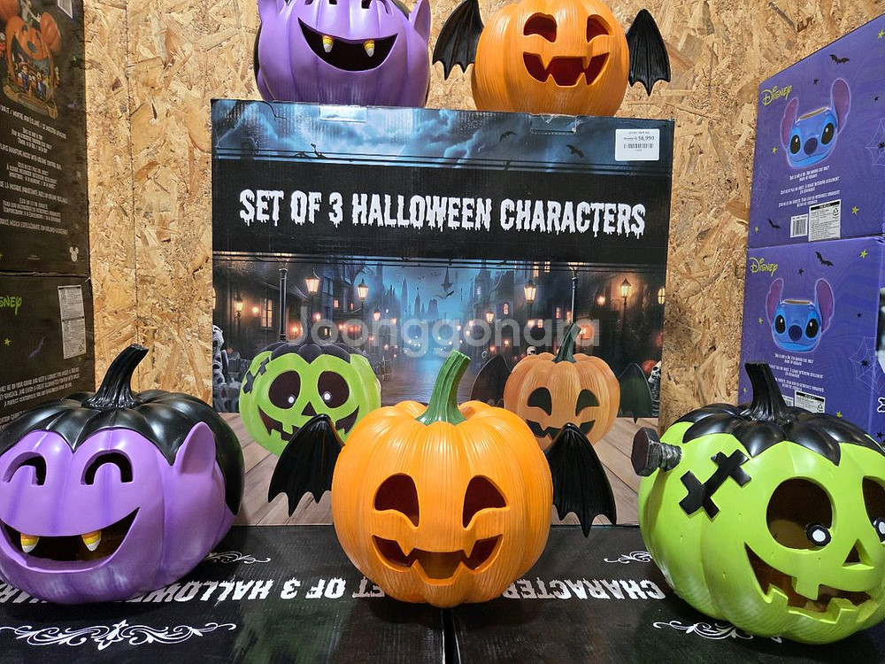 LED 펌킨 3종 세트--0