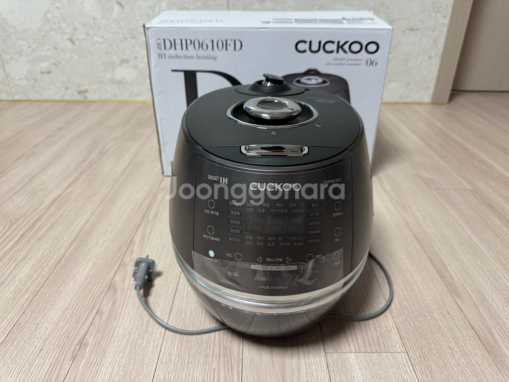 쿠쿠 IH압력밥솥 DHP0610FD 6인용 팝니다--1