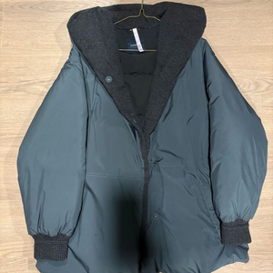 더캐시미어 구스 후드 패딩 55