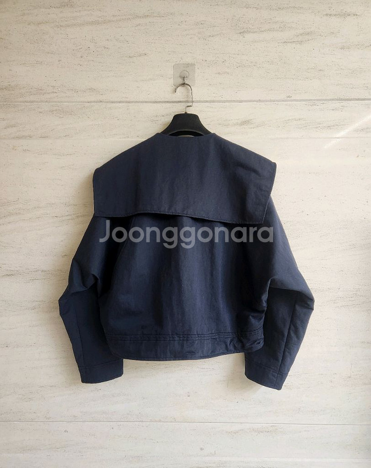 시스템 세일러칼라 크롭 자켓--5