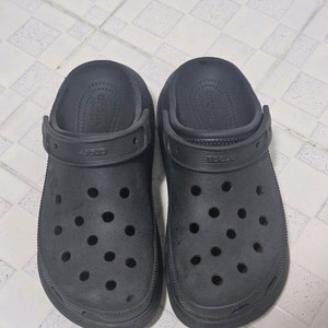 크록스 크러쉬 클로그 250사이즈 블랙
