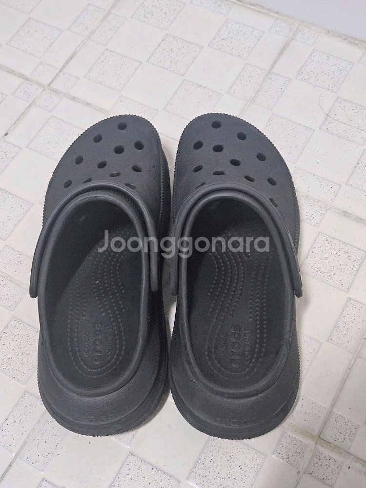 크록스 크러쉬 클로그 250사이즈 블랙--1