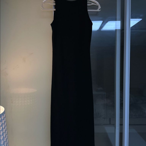 블랙 롱 원피스