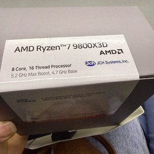 AMD 라이젠7 9800X3D 미개봉 새상품