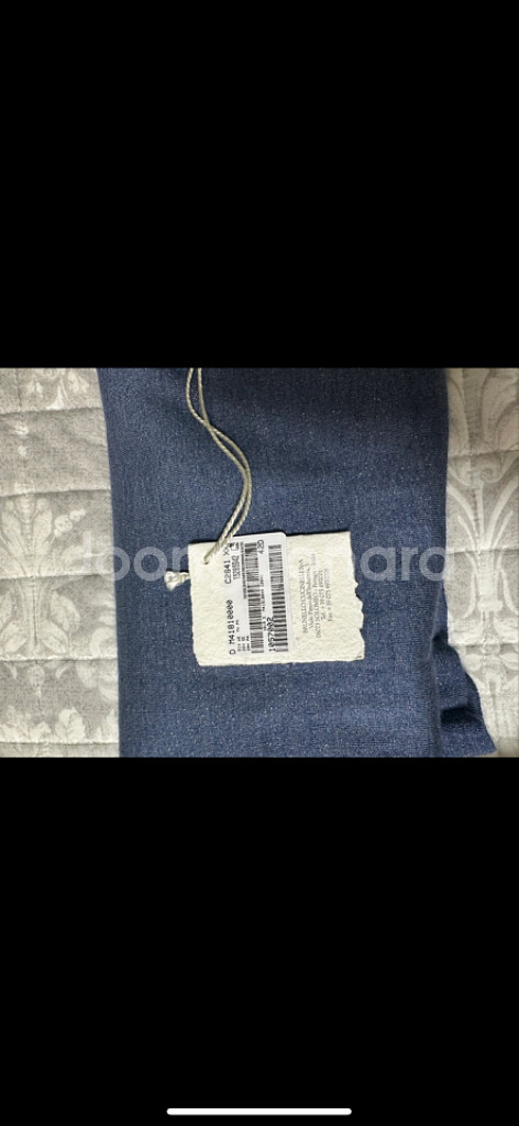 브루넬로 쿠치넬리 캐시미어 블렌드 티셔츠 블루--9