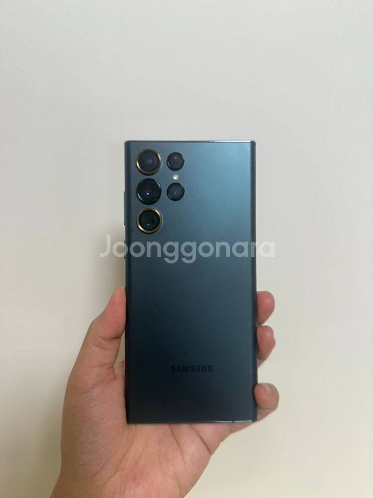 갤럭시S22울트라 그린 256GB 무잔상 자급제판매--7