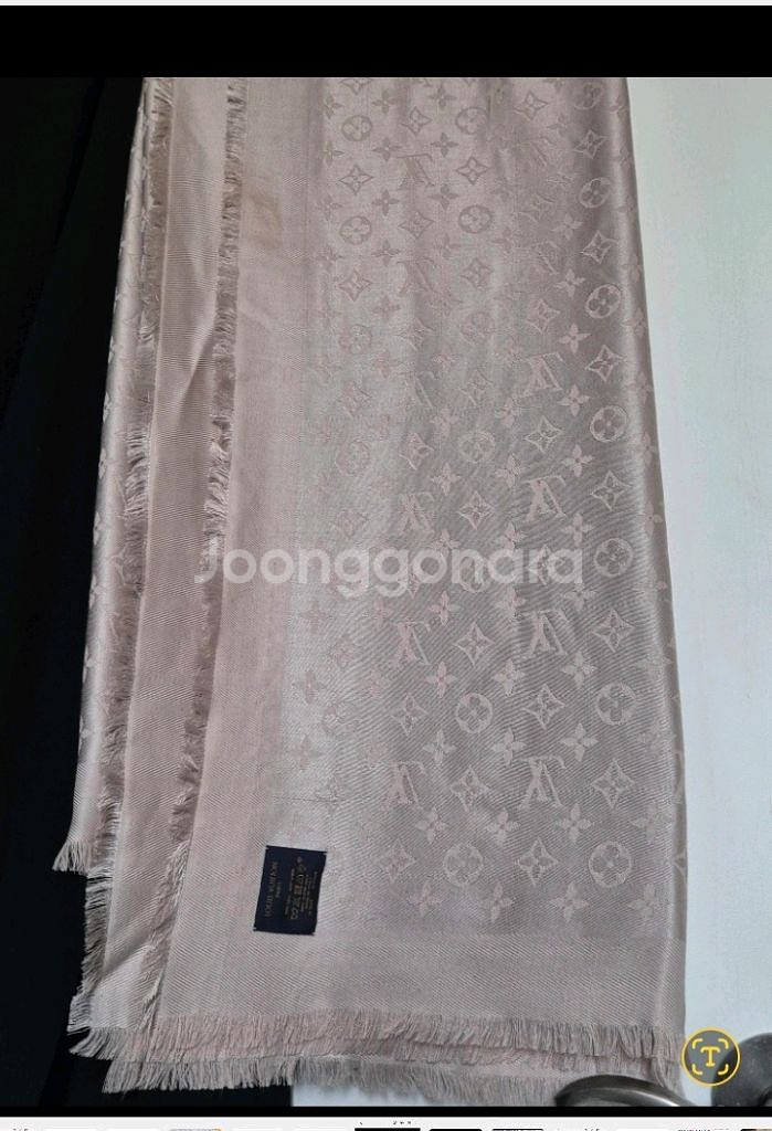 루이비통 모노그램 클래식 숄 그레이(정품)--2