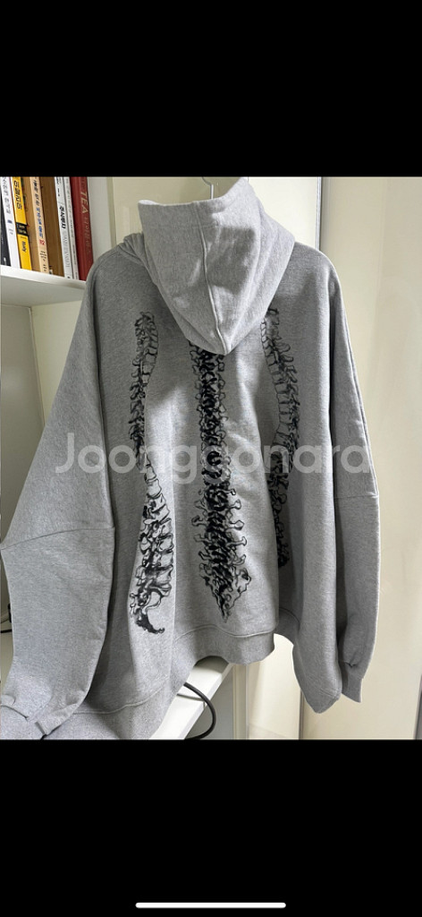 SURGERY 그레이 오버 후드티 os--5