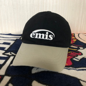 이미스(EMIS)뉴로고 믹스볼캡 베이지X블랙 이미지
