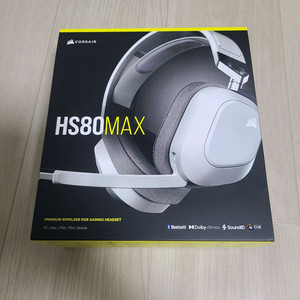 커세어 HS80 MAX 화이트 팝니다
