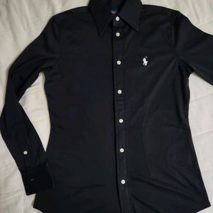 (정품) (새상품) 폴로 랄프로렌 여성 블랙 셔츠 XS