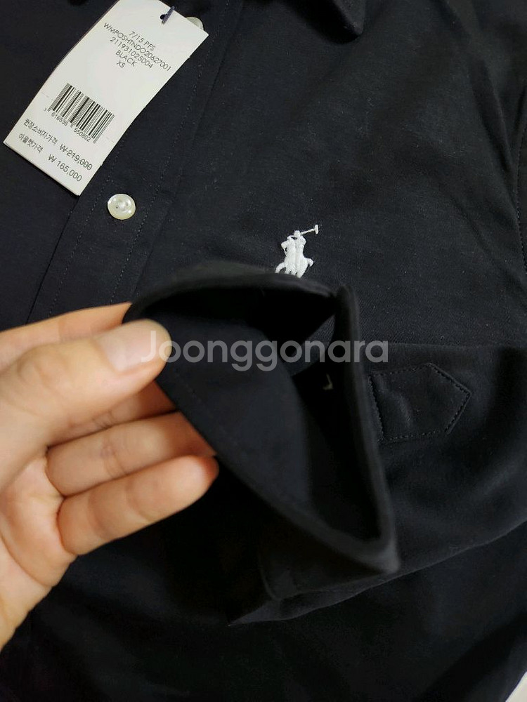 (정품) (새상품) 폴로 랄프로렌 여성 블랙 셔츠 XS--4