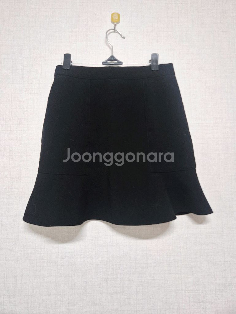 블랙 플레어 스커트--0