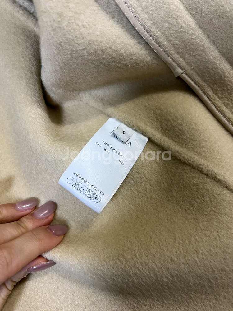 노티아 핸드메이드 집업 크림 s--3