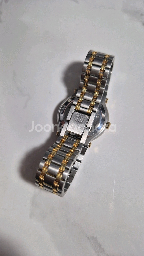 구찌 빈티지 콤비 시계--2