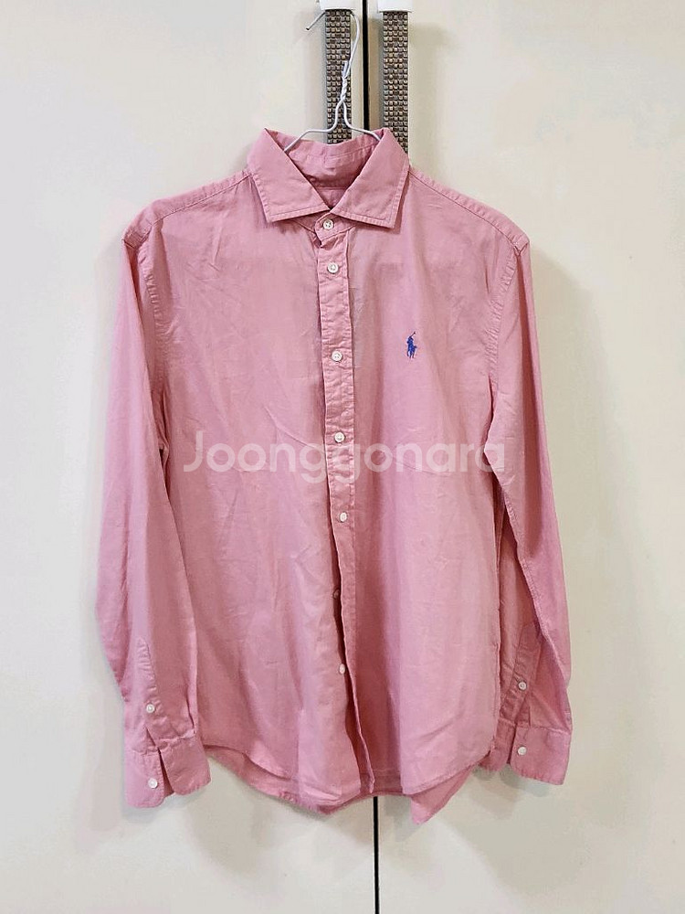 (정품) (새상품) 폴로 랄프로렌 핑크 셔츠 S 릴렉스--4