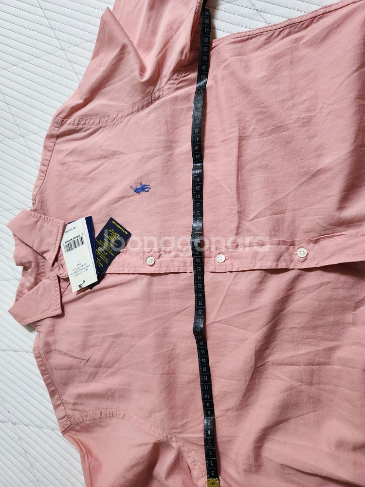 (정품) (새상품) 폴로 랄프로렌 핑크 셔츠 S 릴렉스--8