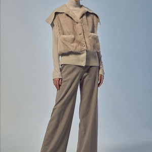 한섬 시스템 밍크 베스트