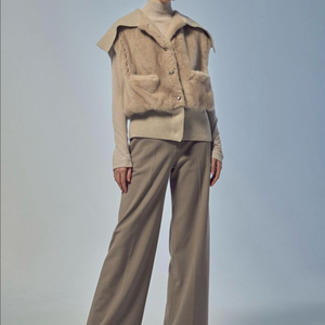 한섬 시스템 밍크 베스트