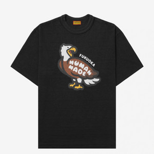 휴먼메이드 독수리 그래픽 티셔츠 블랙 XL