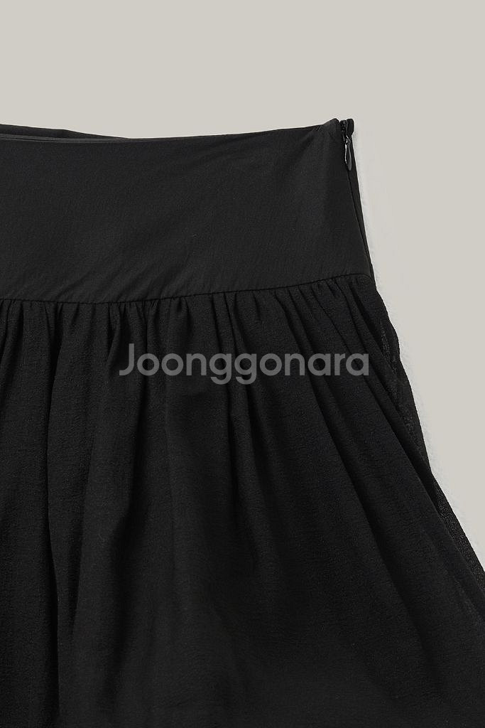 올라이츠 allightz 더블 오간자 스커트 M--2