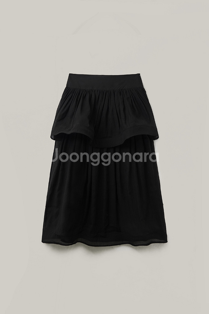 올라이츠 allightz 더블 오간자 스커트 M--1