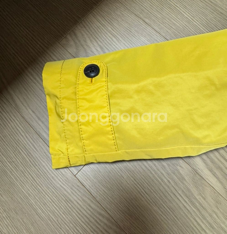 버버리 칠드런 옐로우 후드 자켓--3