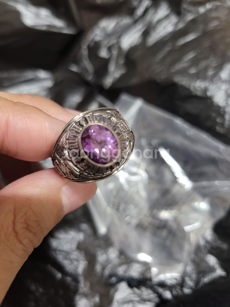 일본 컬리지 반지(실버) 챔피언반지 스컬링 보석반지--1