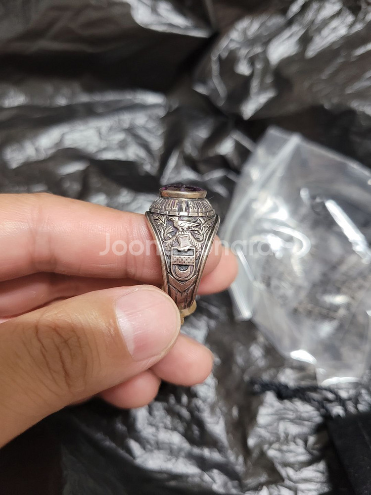 일본 컬리지 반지(실버) 챔피언반지 스컬링 보석반지--2