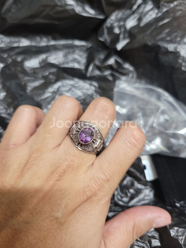 일본 컬리지 반지(실버) 챔피언반지 스컬링 보석반지--6