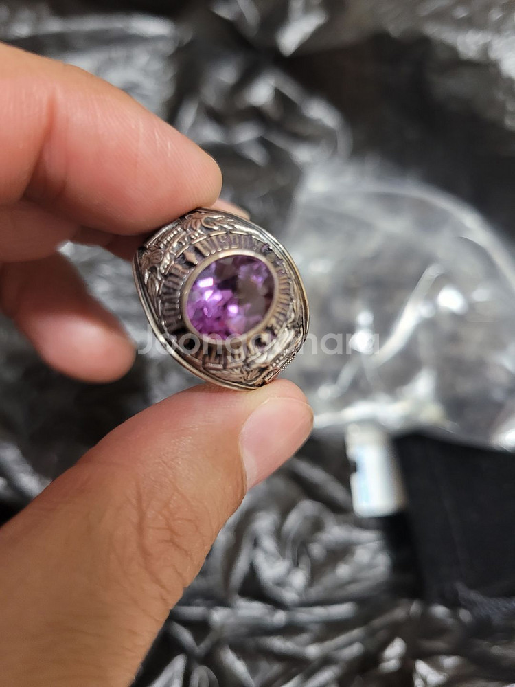 일본 컬리지 반지(실버) 챔피언반지 스컬링 보석반지--7