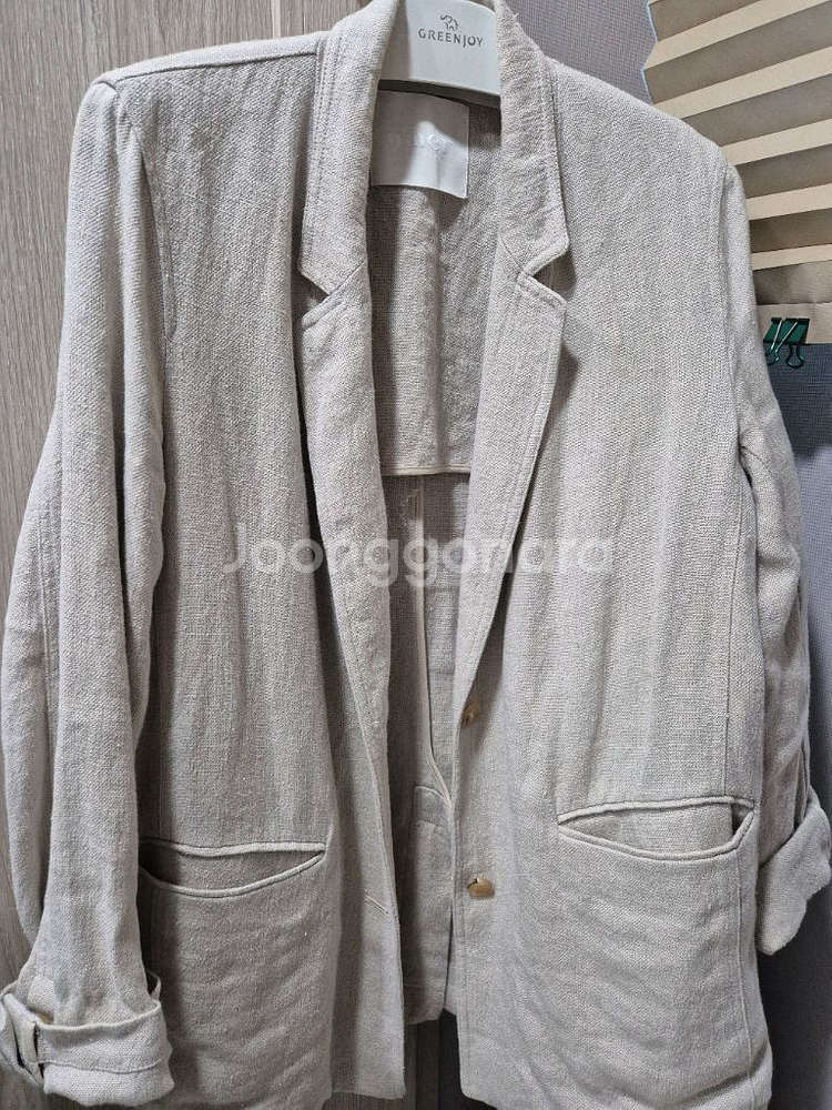 유메르 프리미엄 린넨 자켓--0