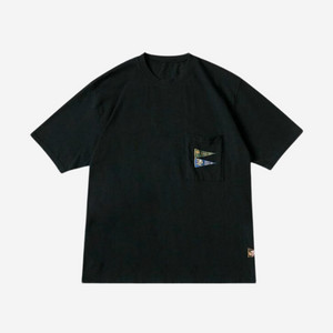 캐피탈 3 플래그 티셔츠 블랙 새상품