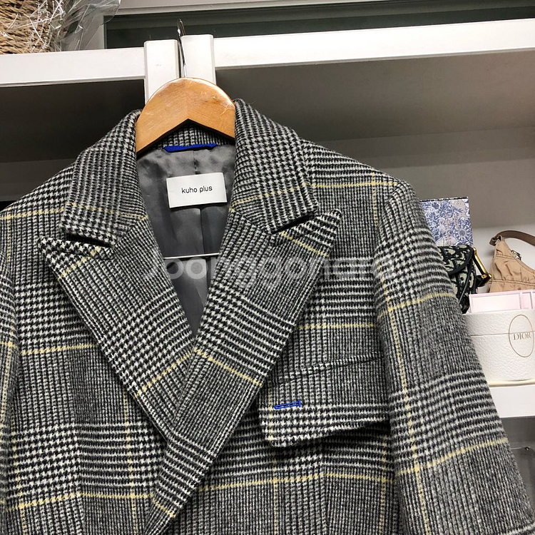 [KUHO] 구호플러스 더블 롱 코트--2