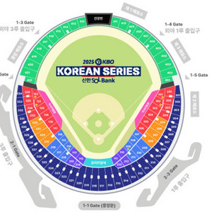 한국시리즈 LG vs 한화 3루 외야석