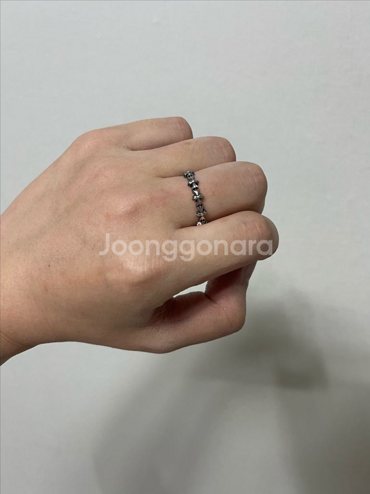 크롬하츠 반지 타이니크로스링 22호 새상품--0