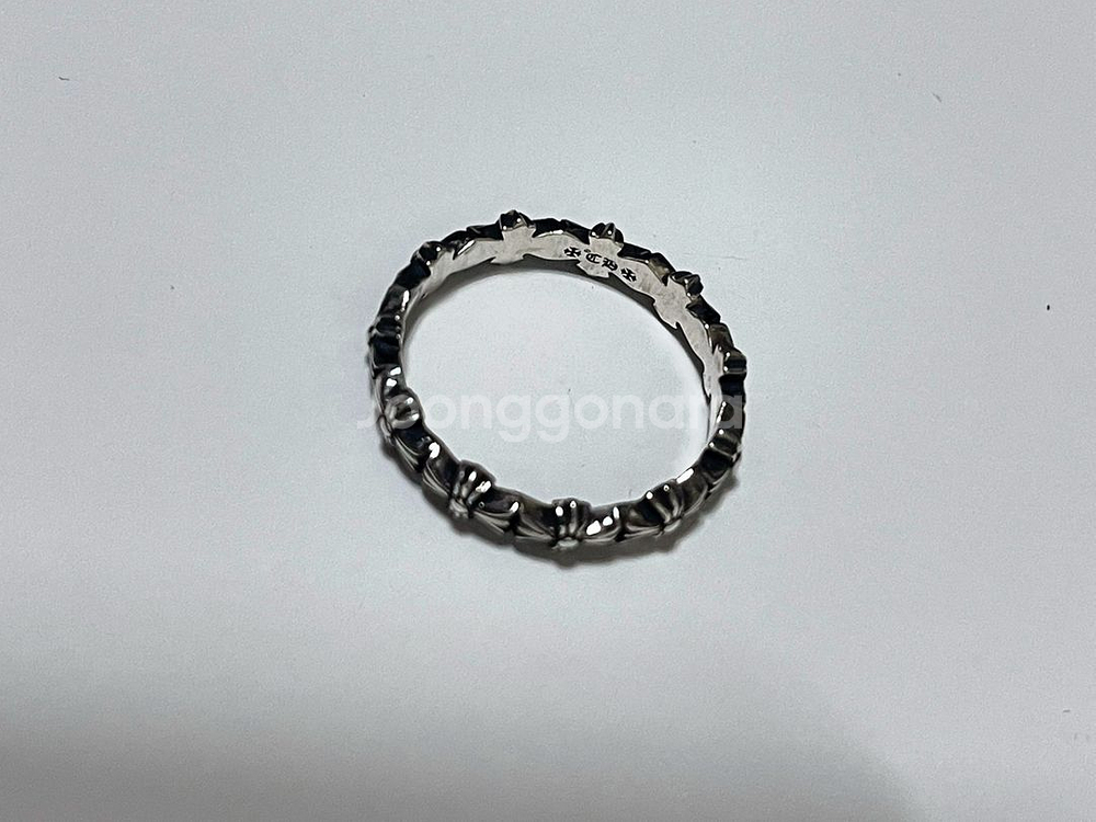 크롬하츠 반지 타이니크로스링 22호 새상품--4