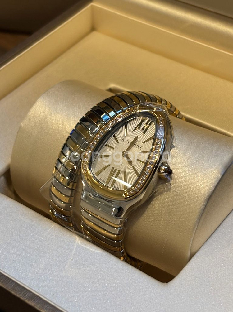 불가리 세르펜티 다이아베젤 35mm 새상품--1