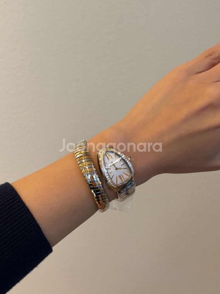 불가리 세르펜티 다이아베젤 35mm 새상품--3