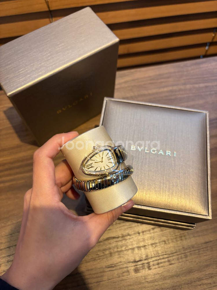 불가리 세르펜티 다이아베젤 35mm 새상품--5