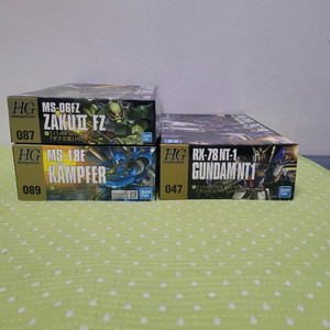 건담)주머니속 전쟁 HG킷 3개 일괄 정가판매