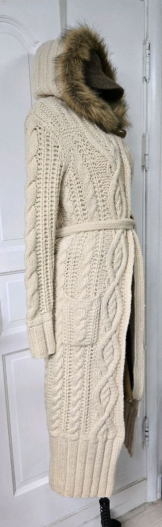 폴로진스 랄프로렌 케이블 롱가디건--1