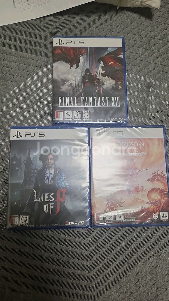 PS5 미개봉 타이틀 팝니다.--0